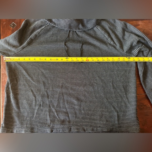 J. Jill XL Striped Cowl Neck Long Sleeve Pullover Sweater - Picture 6 of 7